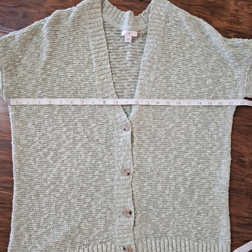 J. Jill Light Sage Knit Cardigan - Picture 11 of 11